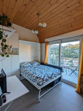 Studio calme avec vue dégagée
